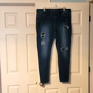 Lane Bryant size 18 skinny jeans with camo